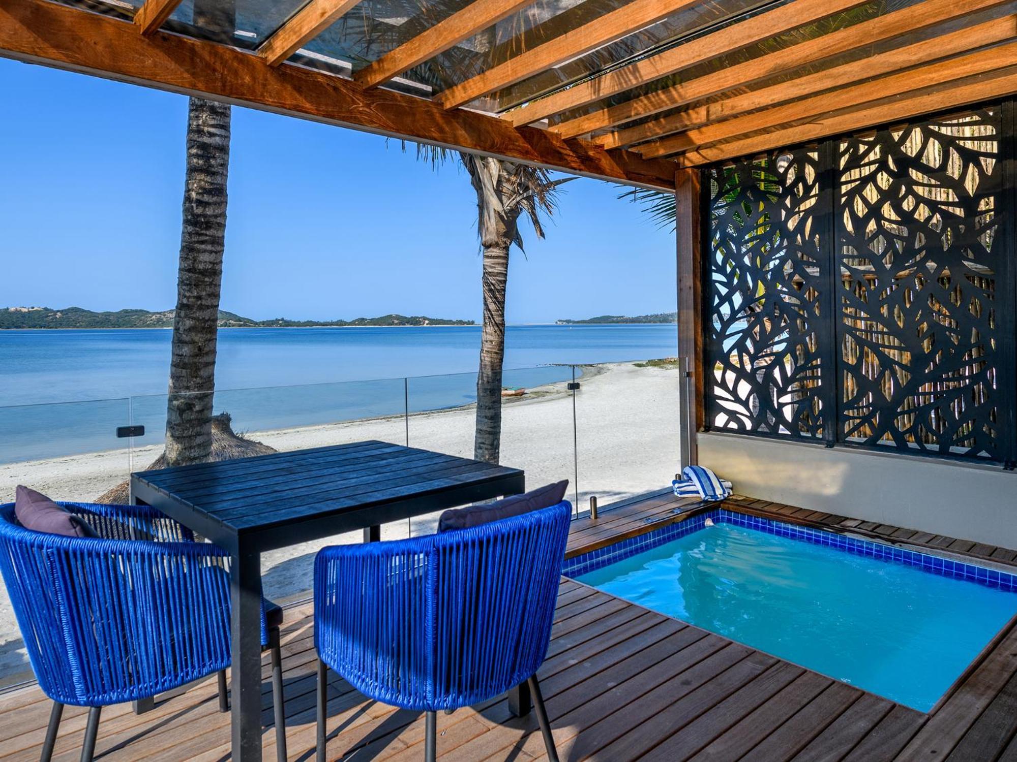 San Martinho Hotel Vila Praia Do Bilene Rom bilde