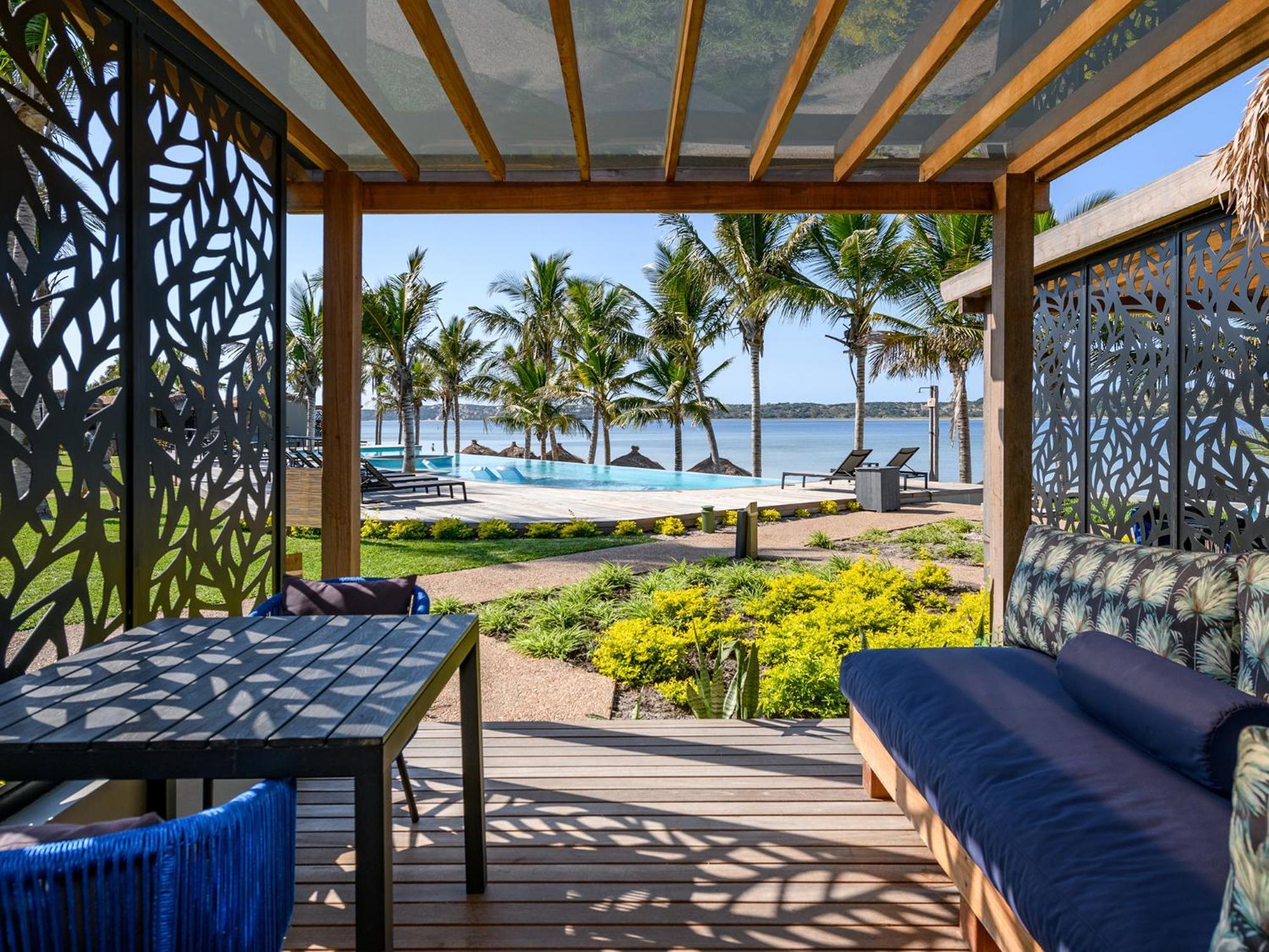 San Martinho Hotel Vila Praia Do Bilene Rom bilde